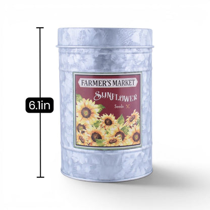 Decorative Container - Farmer's Market Sunflower Seeds