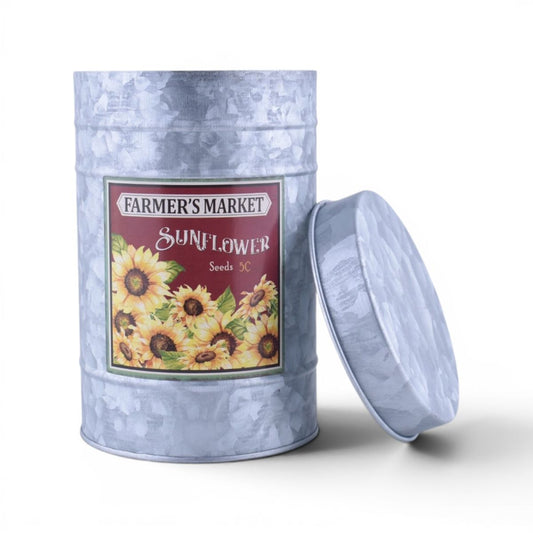 Decorative Container - Farmer's Market Sunflower Seeds