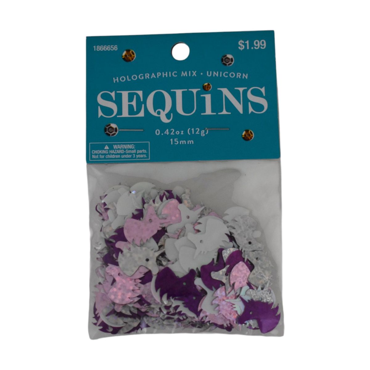 Sequins Holographic Mix Unicorn 15mm