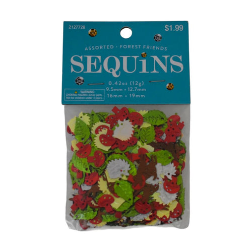 Assorted Forest Friends Sequins