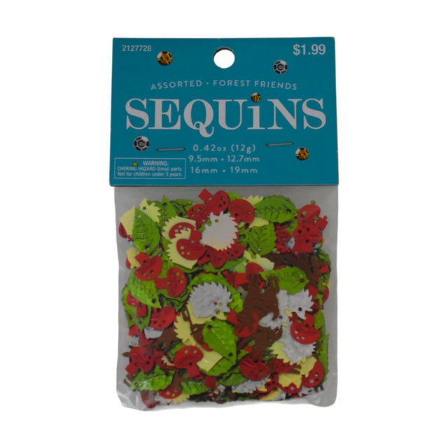 Assorted Forest Friends Sequins
