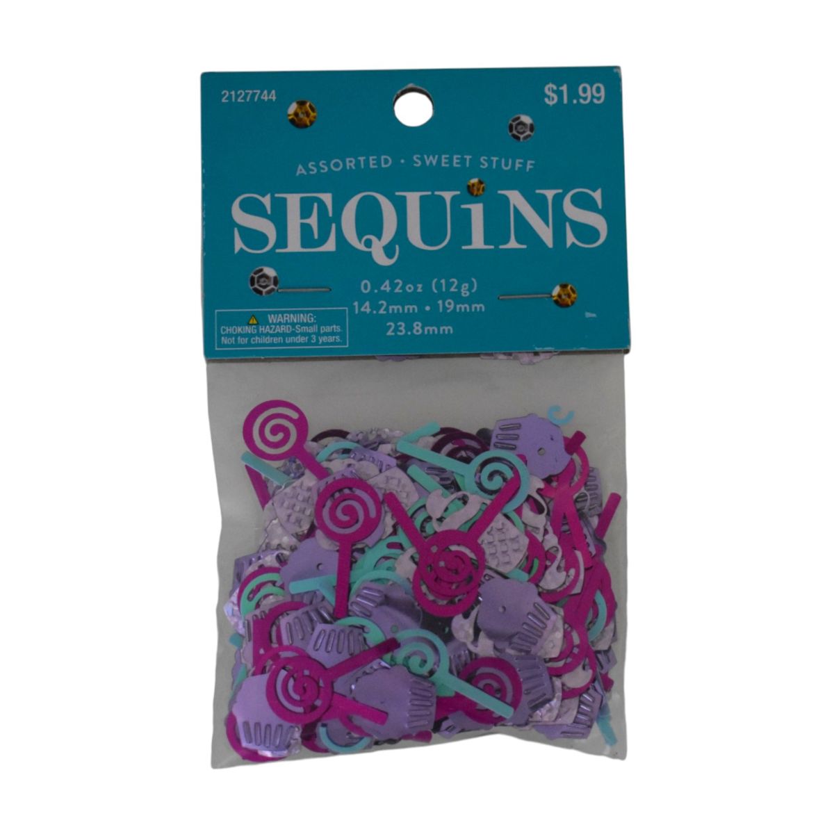 Assorted Sweet Stuff Sequins, Multicolor