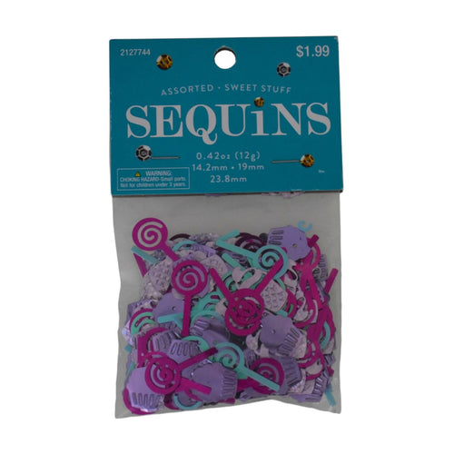Assorted Sweet Stuff Sequins, Multicolor