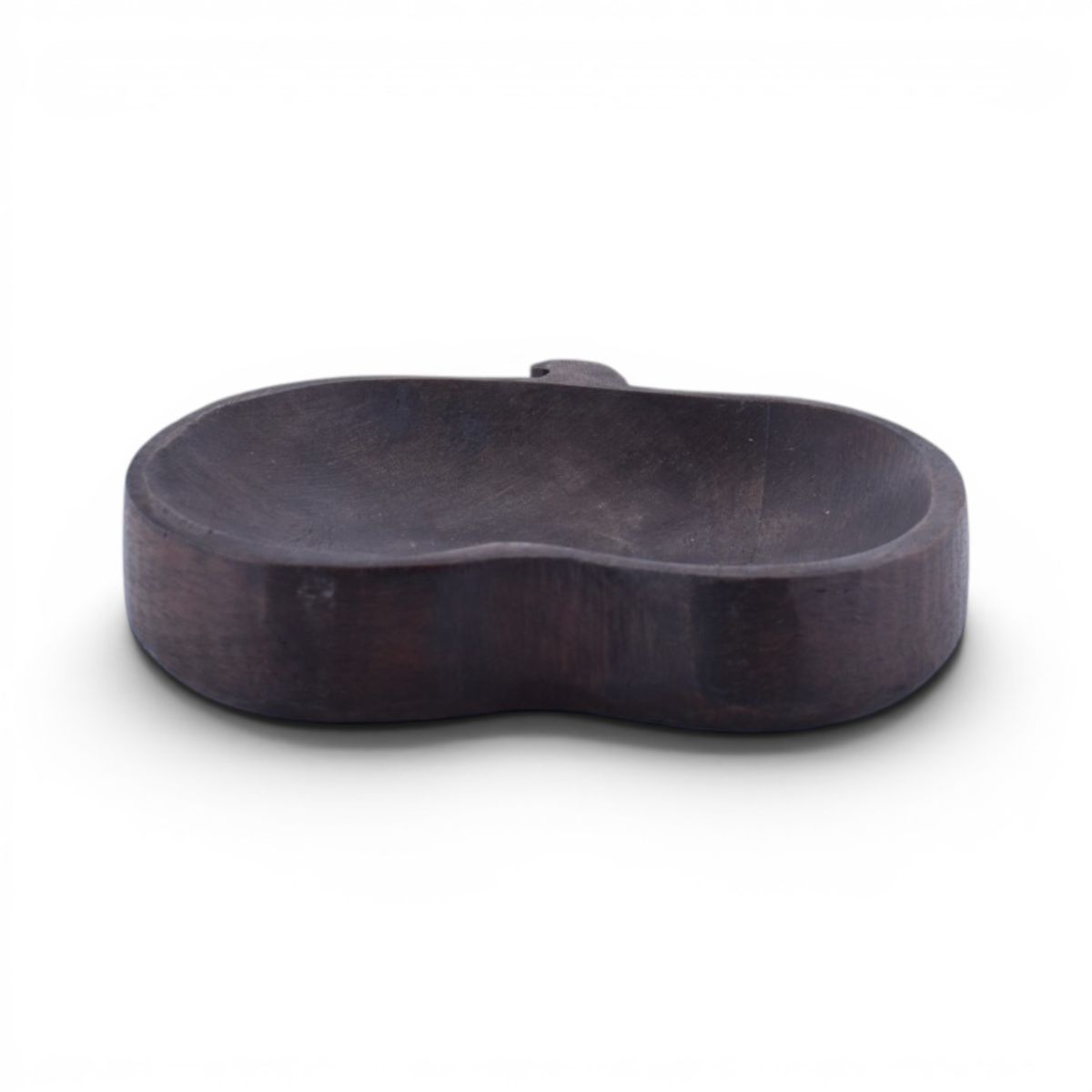 Robert Stanley Dark Wood Carved Pumpkin Bowl