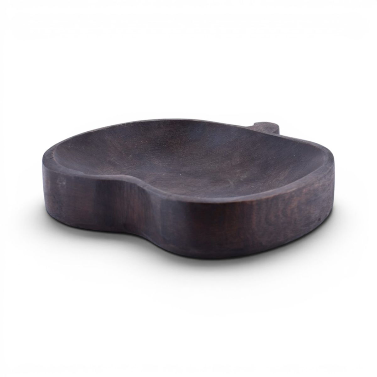 Robert Stanley Dark Wood Carved Pumpkin Bowl
