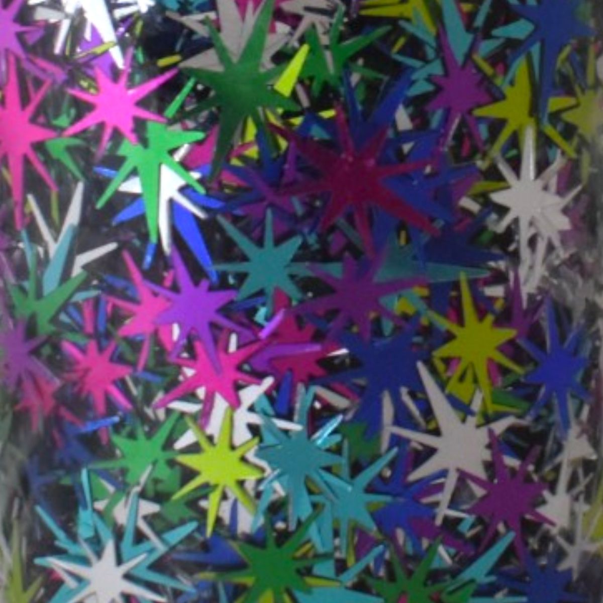 Assorted Colorful Star Confetti, 2.5oz