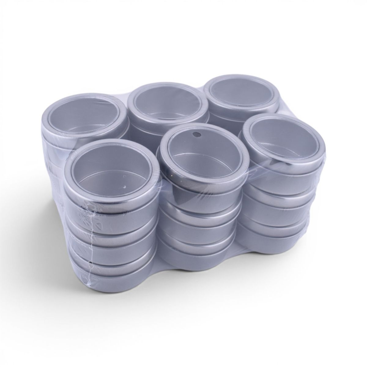 Silver Favor Tins, 18 Count