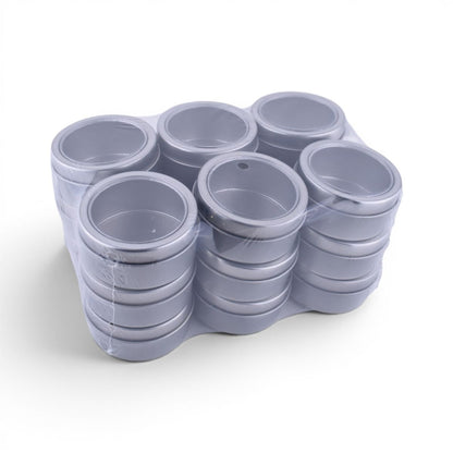 Silver Favor Tins, 18 Count