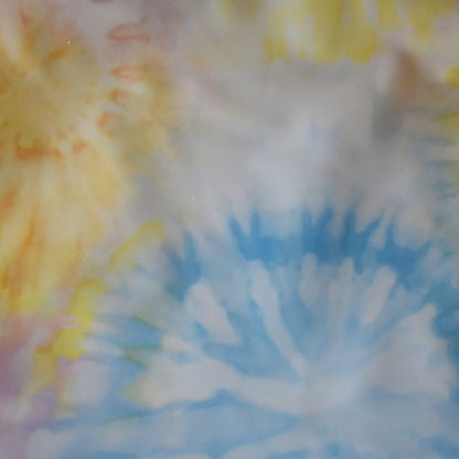 Tie Dye Zipper Bags With Handles, 12 Count