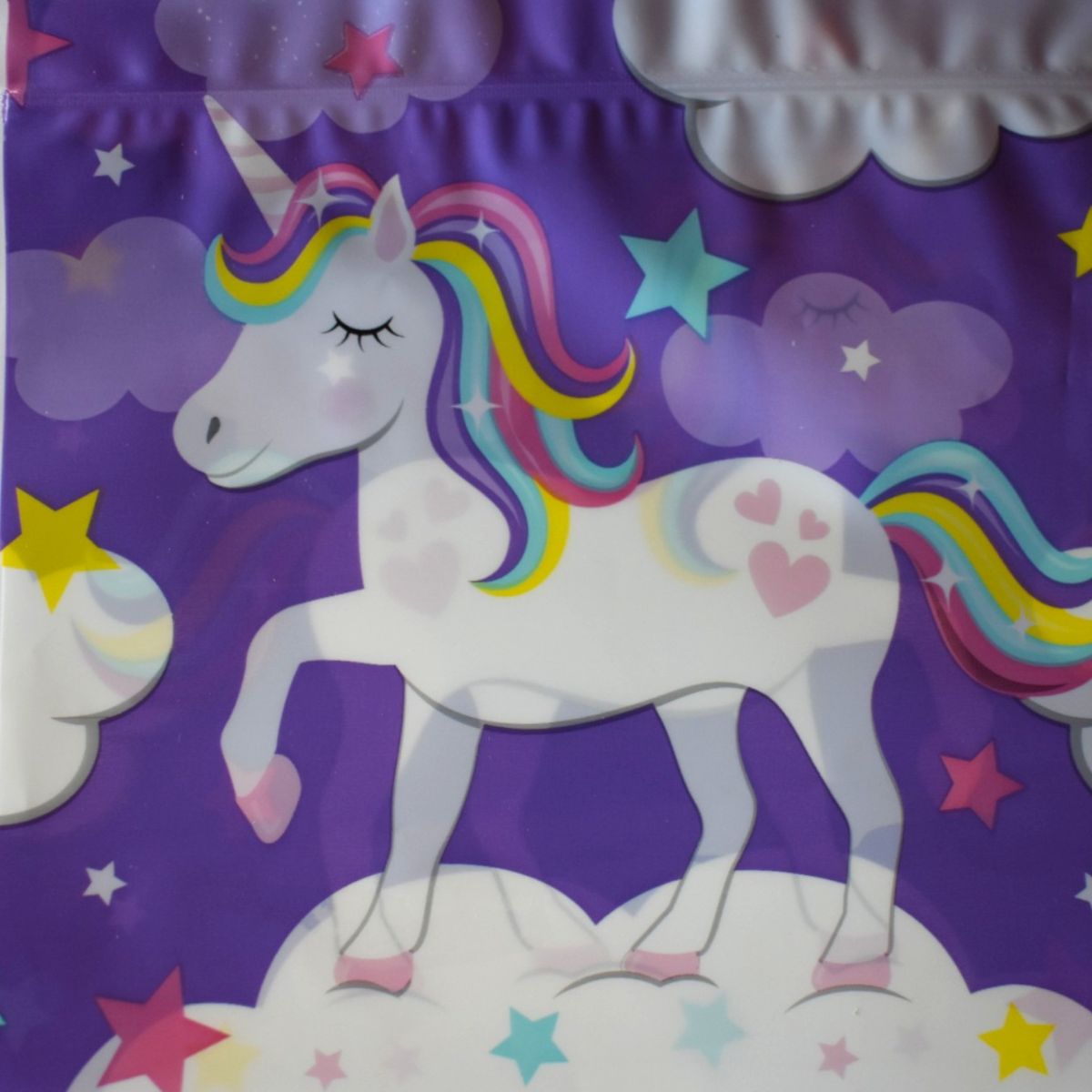 Unicorn Zipper Bags With Handles, 12 Count