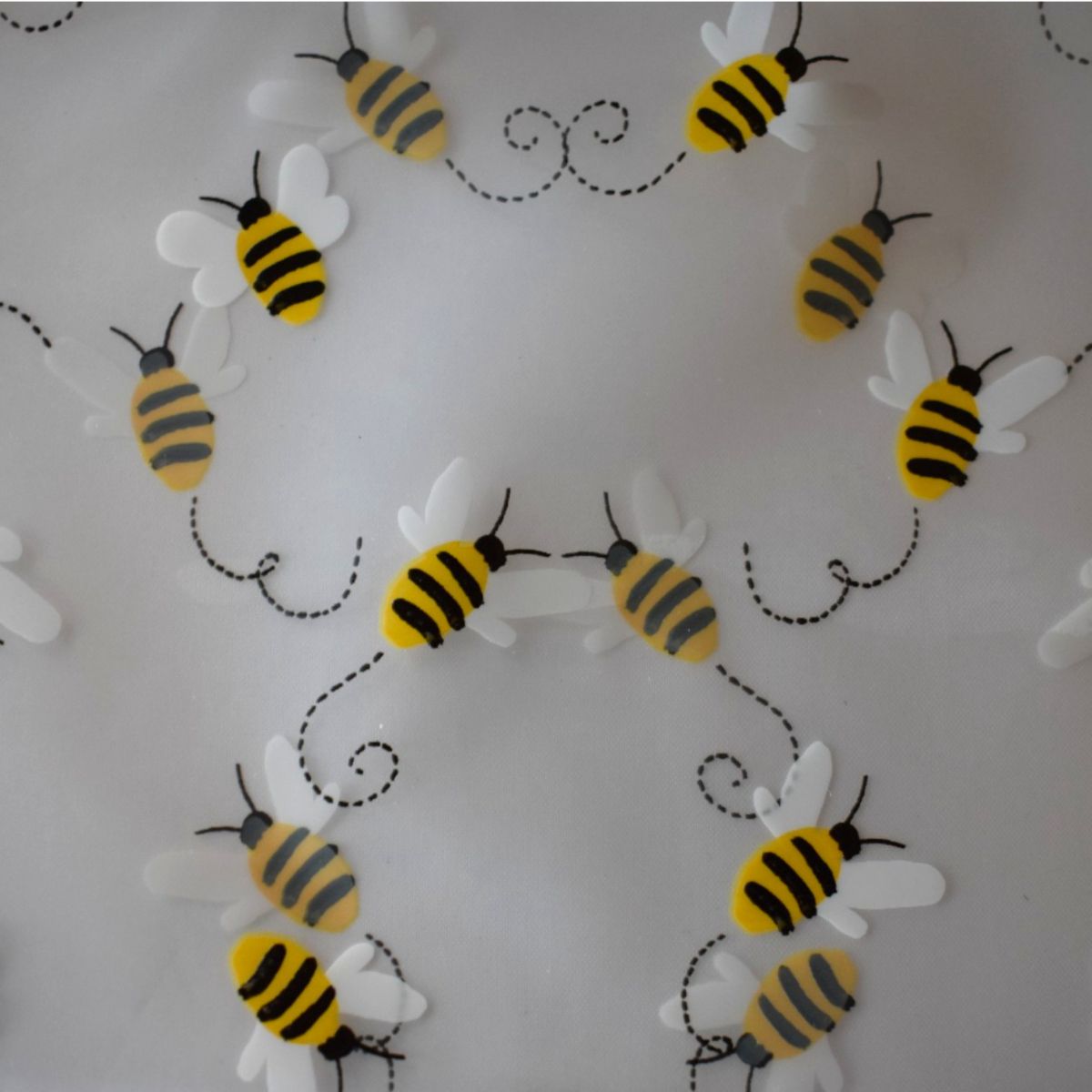 Bee Zipper Bags With Handles, 12 Count