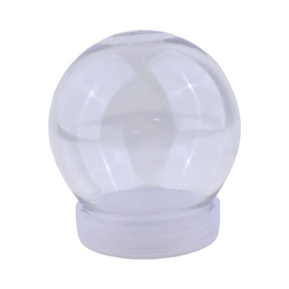 Clear Round Plastic Snow Globe