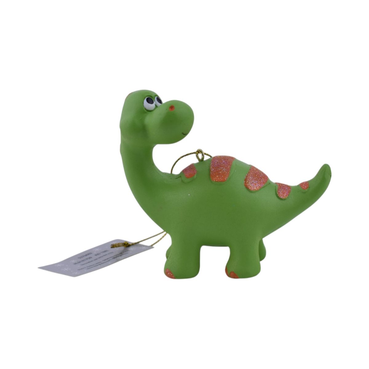 Green Dinosaur Ornament