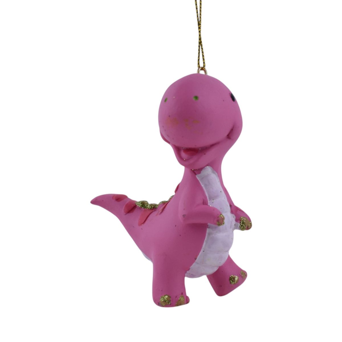 Pink Dinosaur Ornament