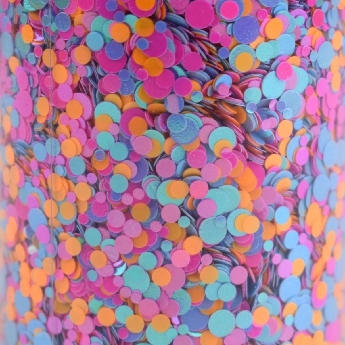 Sunset Ride Round Glitter Shaker, 1.71oz