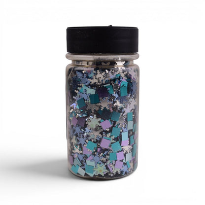 Snowy Daze Glitter Shapes, 1.05oz Shaker