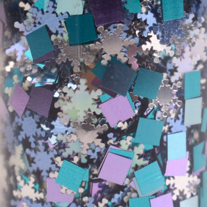 Snowy Daze Glitter Shapes, 1.05oz Shaker