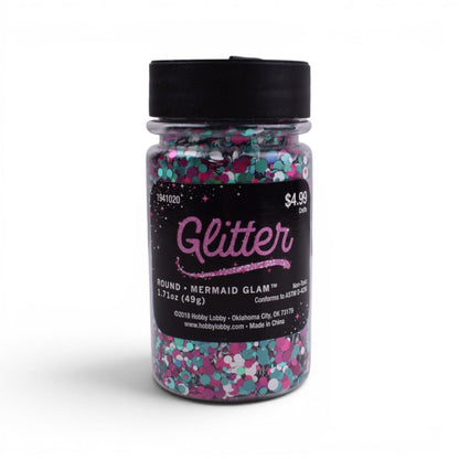 Mermaid Glam Round Glitter, 1.71oz