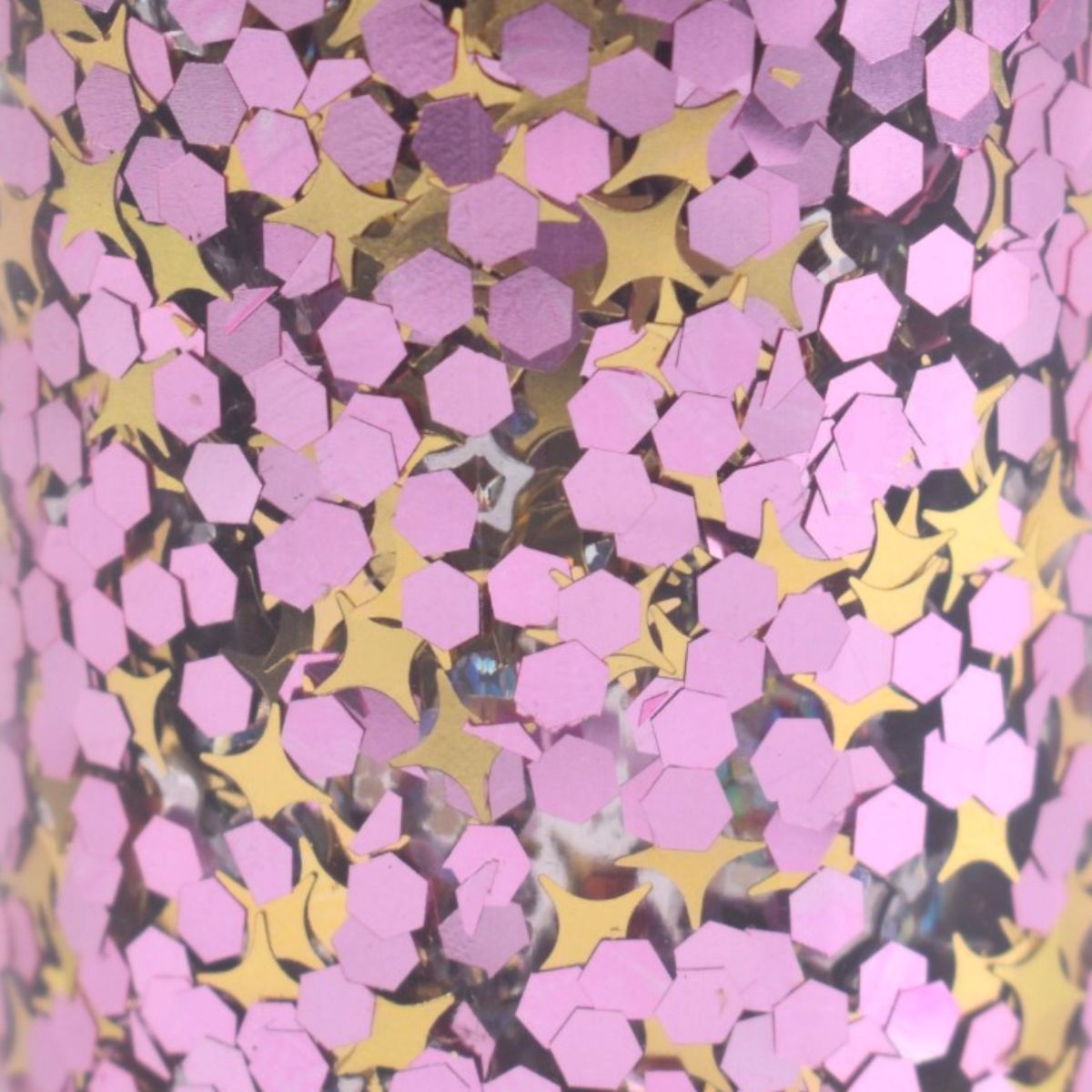 Unicorn Mix Glitter Shapes in Pink and Gold, 1.12oz