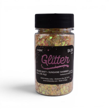 Color Shift Sunshine Shimmer Glitter, 2oz