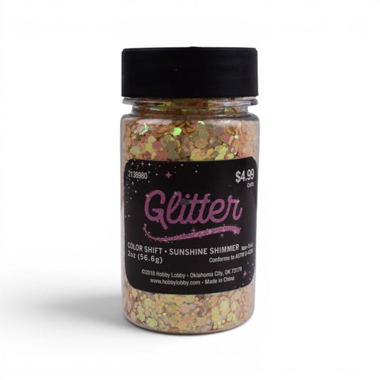 Color Shift Sunshine Shimmer Glitter, 2oz