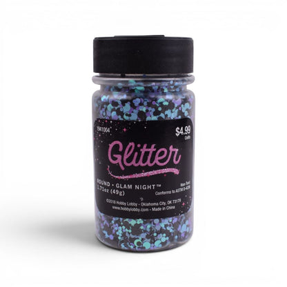Glam Night Round Glitter Shaker, 1.71oz