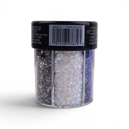 Diamond Shaped Glitter, 6 Color Shaker