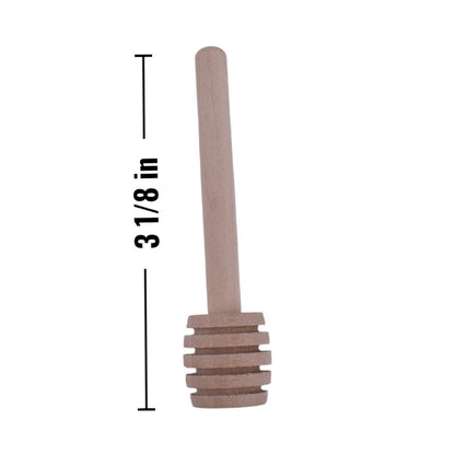 Wooden Honey Dippers, Set of 6