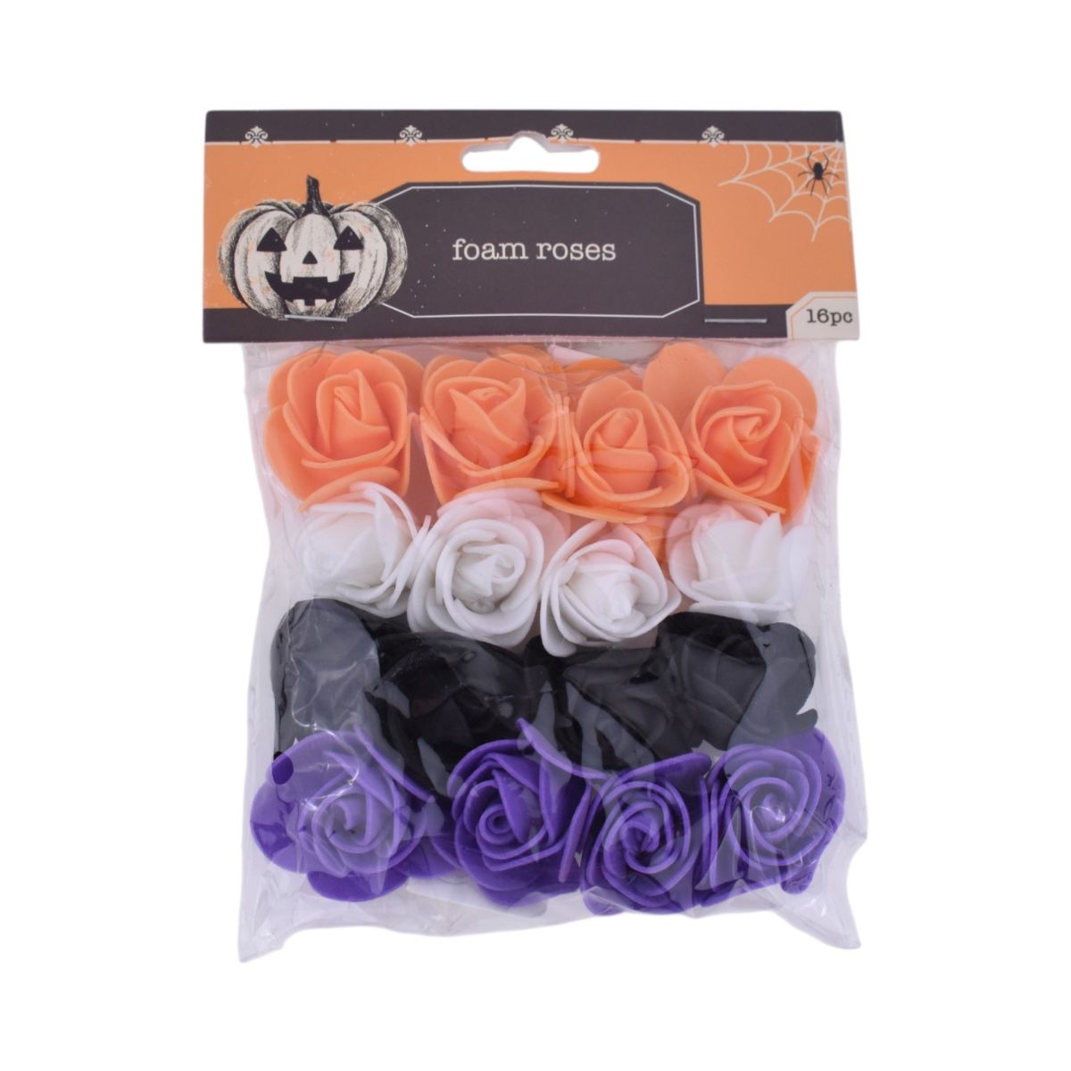 Halloween Foam Roses, 16 pc