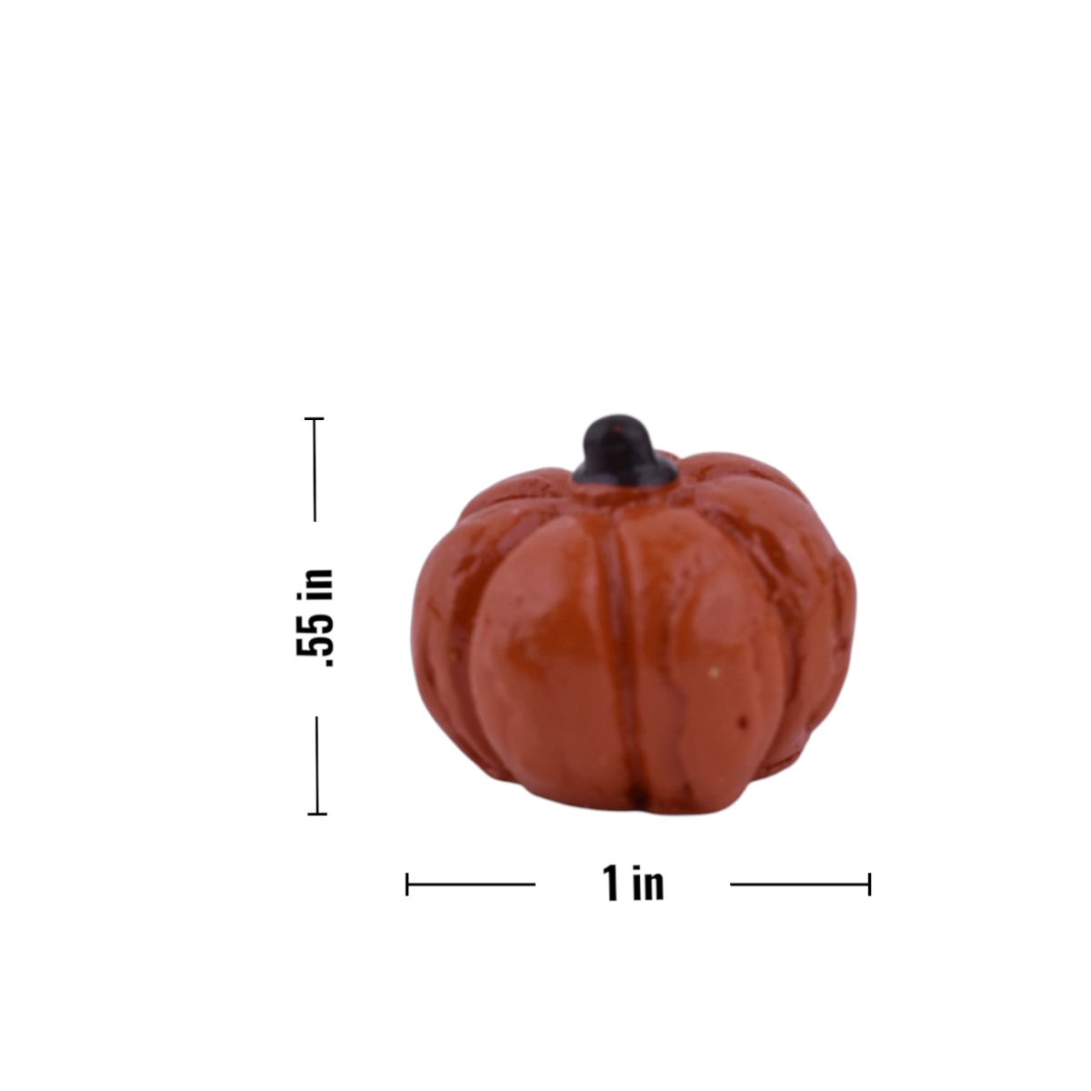 Mini Orange Pumpkins, 10 pc