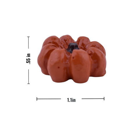 Mini Orange Pumpkins, 10 pc