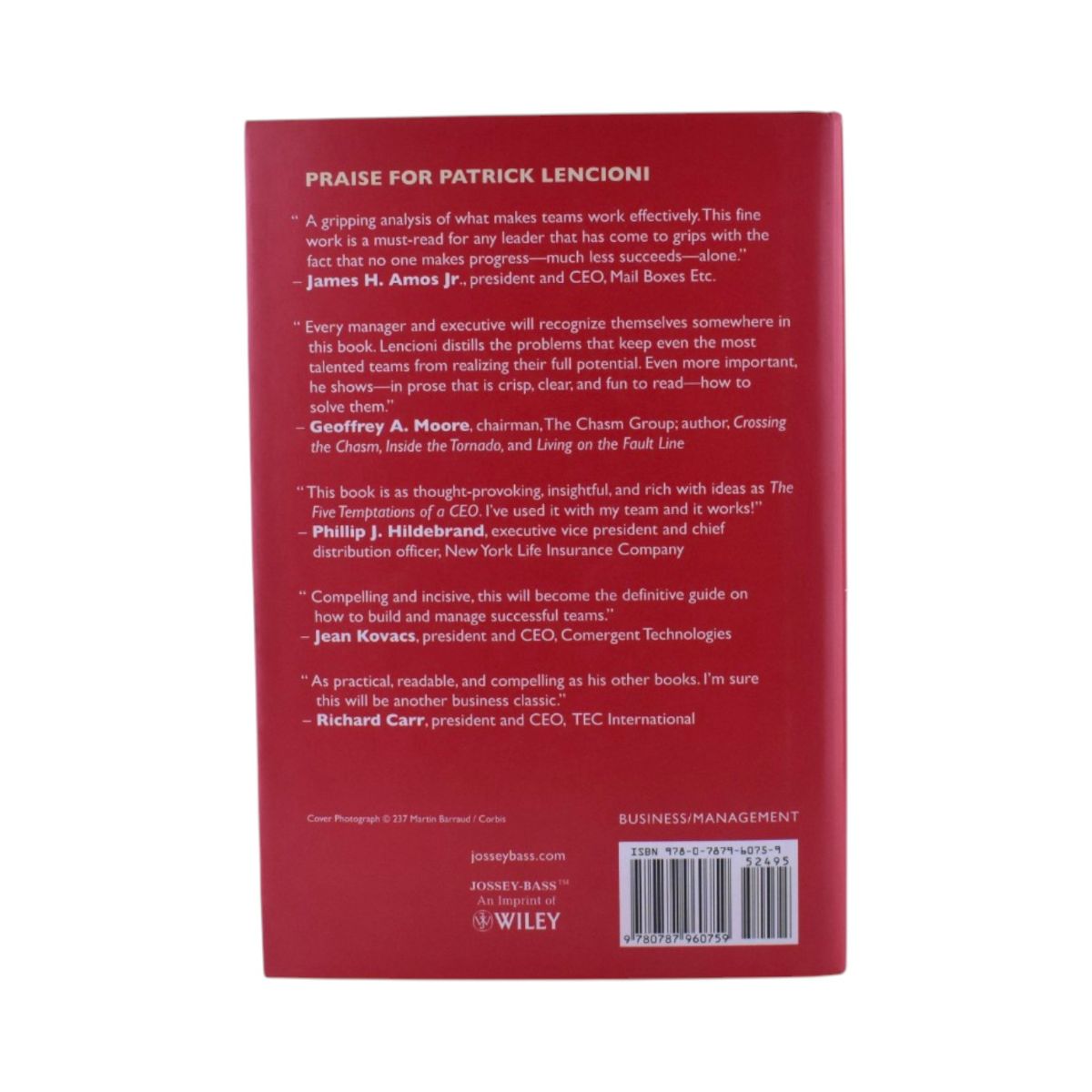 The Five Dysfunctions of a Team: A Leadership Fable by Patrick M. Lencioni