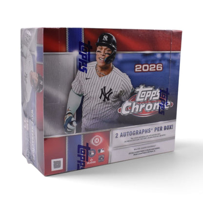 Topps Chrome 2026 Baseball Jumbo Hobby Box