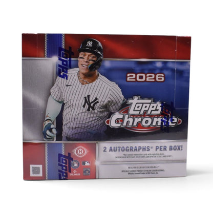 Topps Chrome 2026 Baseball Jumbo Hobby Box