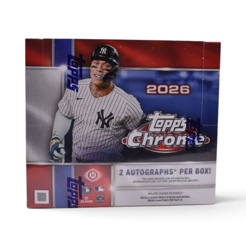Topps Chrome 2026 Baseball Jumbo Hobby Box