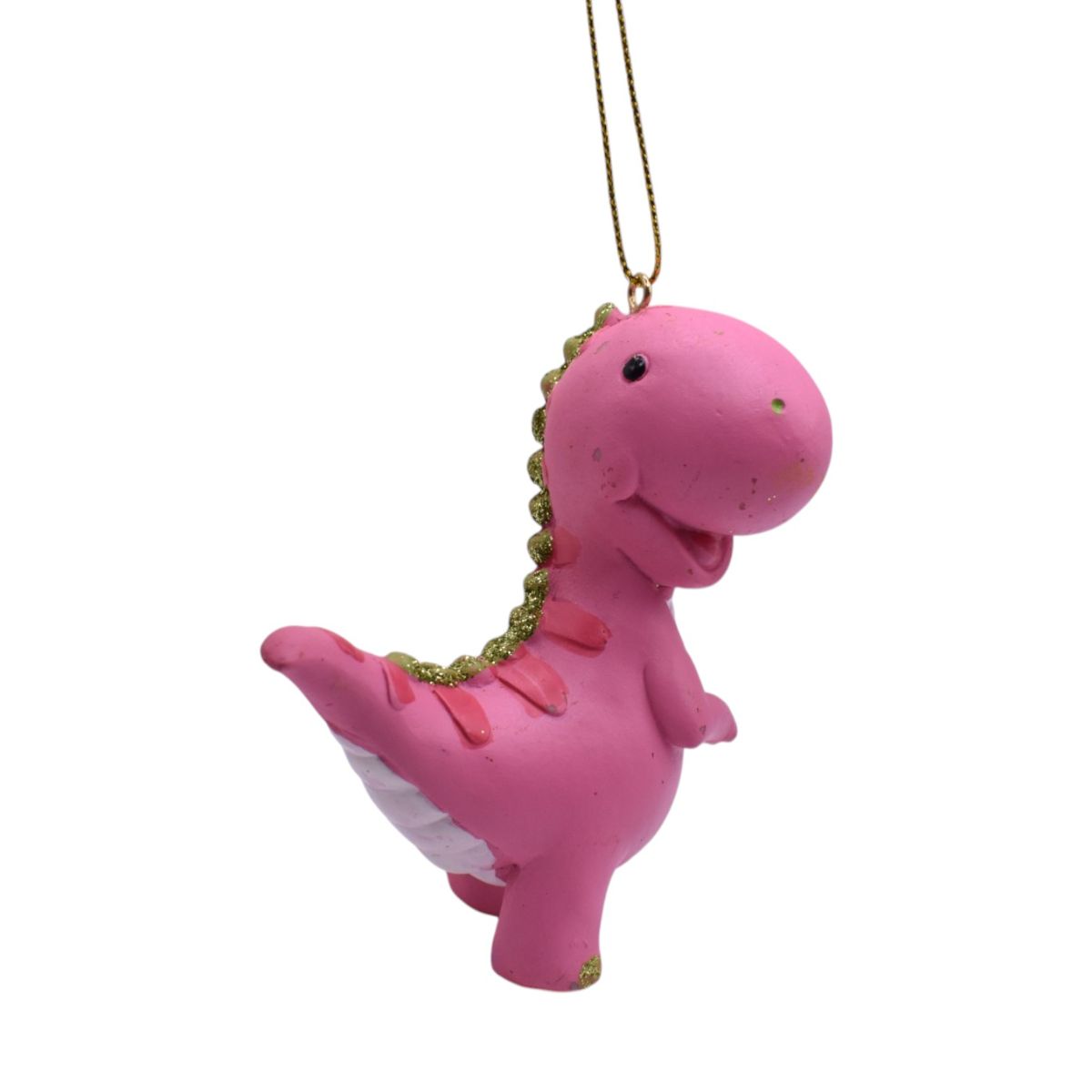 Pink Dinosaur Ornament