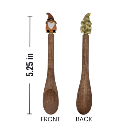 Fall Gnome Wooden Spoons, Set of 4
