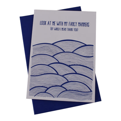 Sassy Thank You Greeting Cards – Set of 4 (With Envelopes)