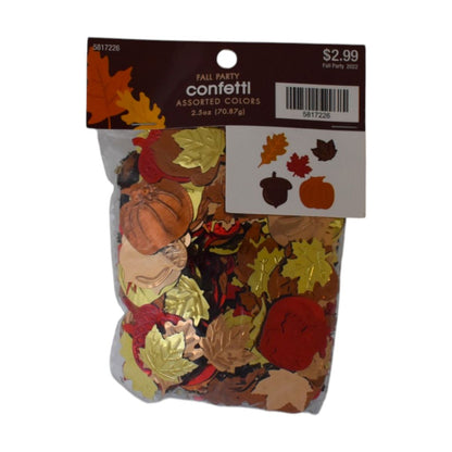 Brother Sister Design Studio Fall Party Confetti Assorted Colors, 2.5oz