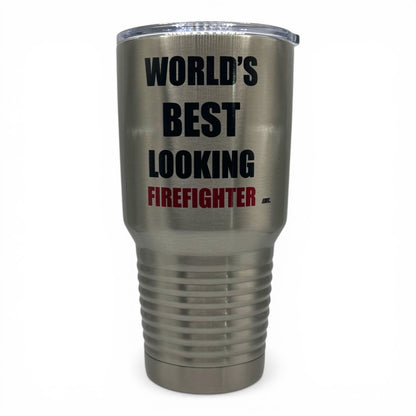 World’s Best Looking Firefighter – 30 oz Polar Camel Tumbler with Lid