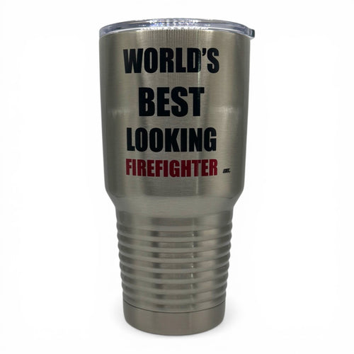 World’s Best Looking Firefighter – 30 oz Polar Camel Tumbler with Lid