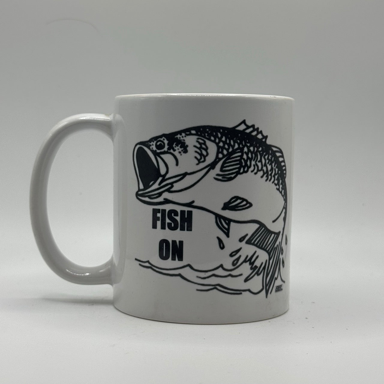 Fish On – White Ceramic Coffee Mug (11oz)