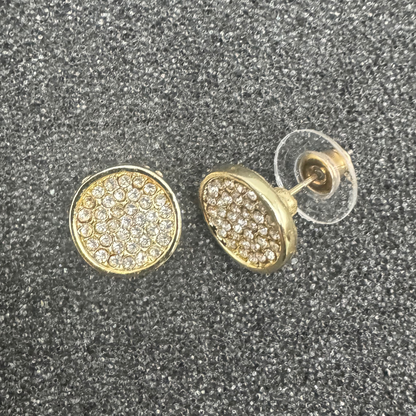 Crystal Circle Earrings – Rose Gold, Gold, or Silver
