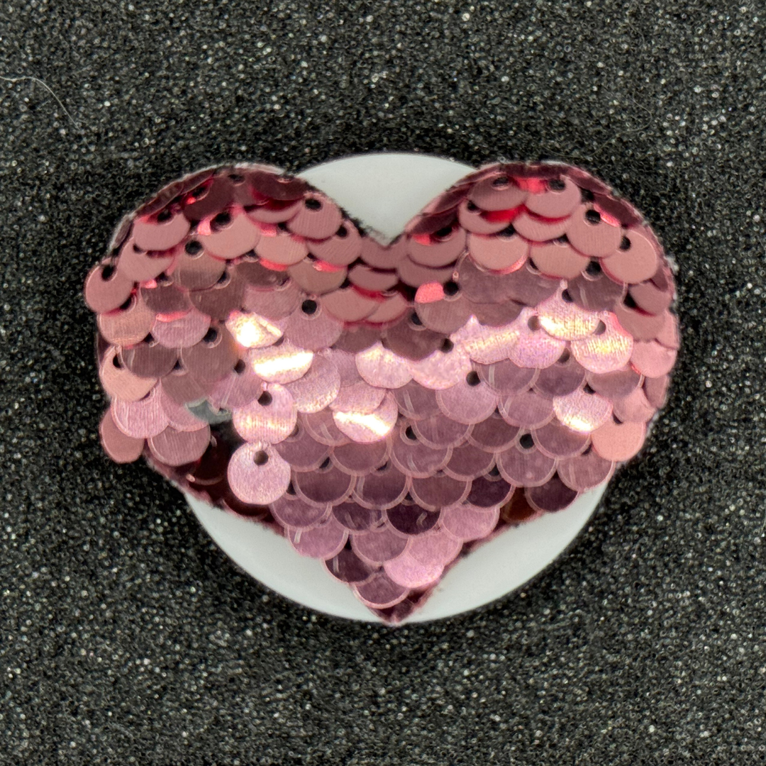 Heart Sequins Pop-Out Phone Kickstand