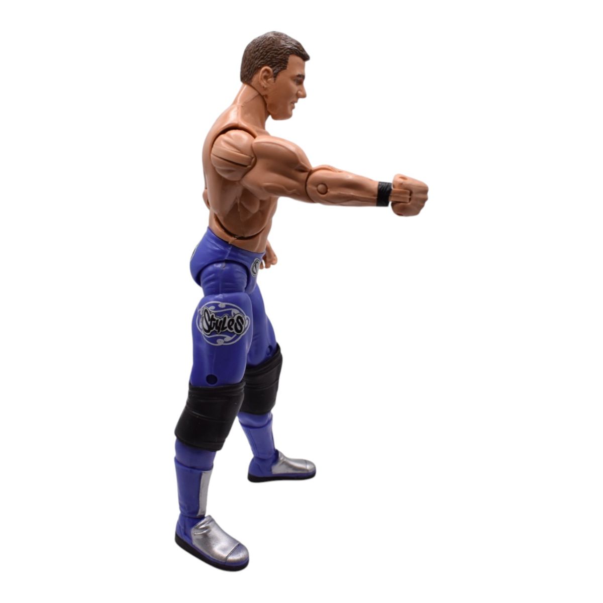 WWE AJ Styles Action Figure Mattel Blue Tights P1 Boots Loose