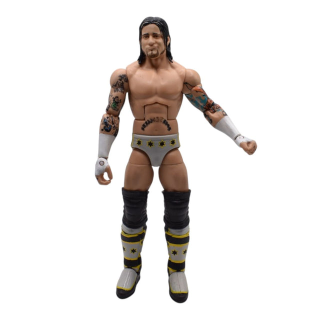 WWE CM Punk Action Figure White Star Trunks Loose