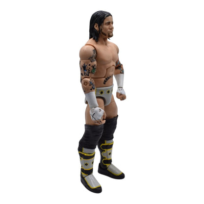 WWE CM Punk Action Figure White Star Trunks Loose