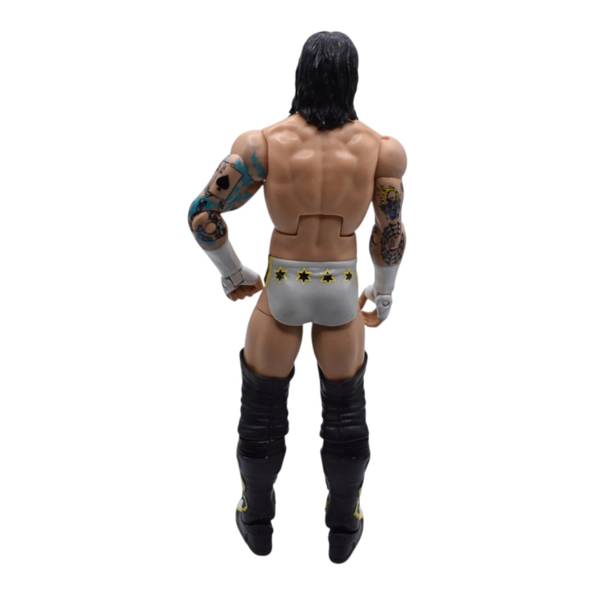 WWE CM Punk Action Figure White Star Trunks Loose