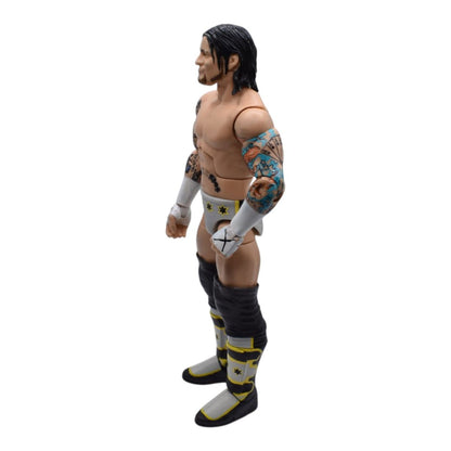 WWE CM Punk Action Figure White Star Trunks Loose