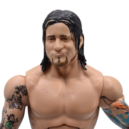 WWE CM Punk Action Figure White Star Trunks Loose